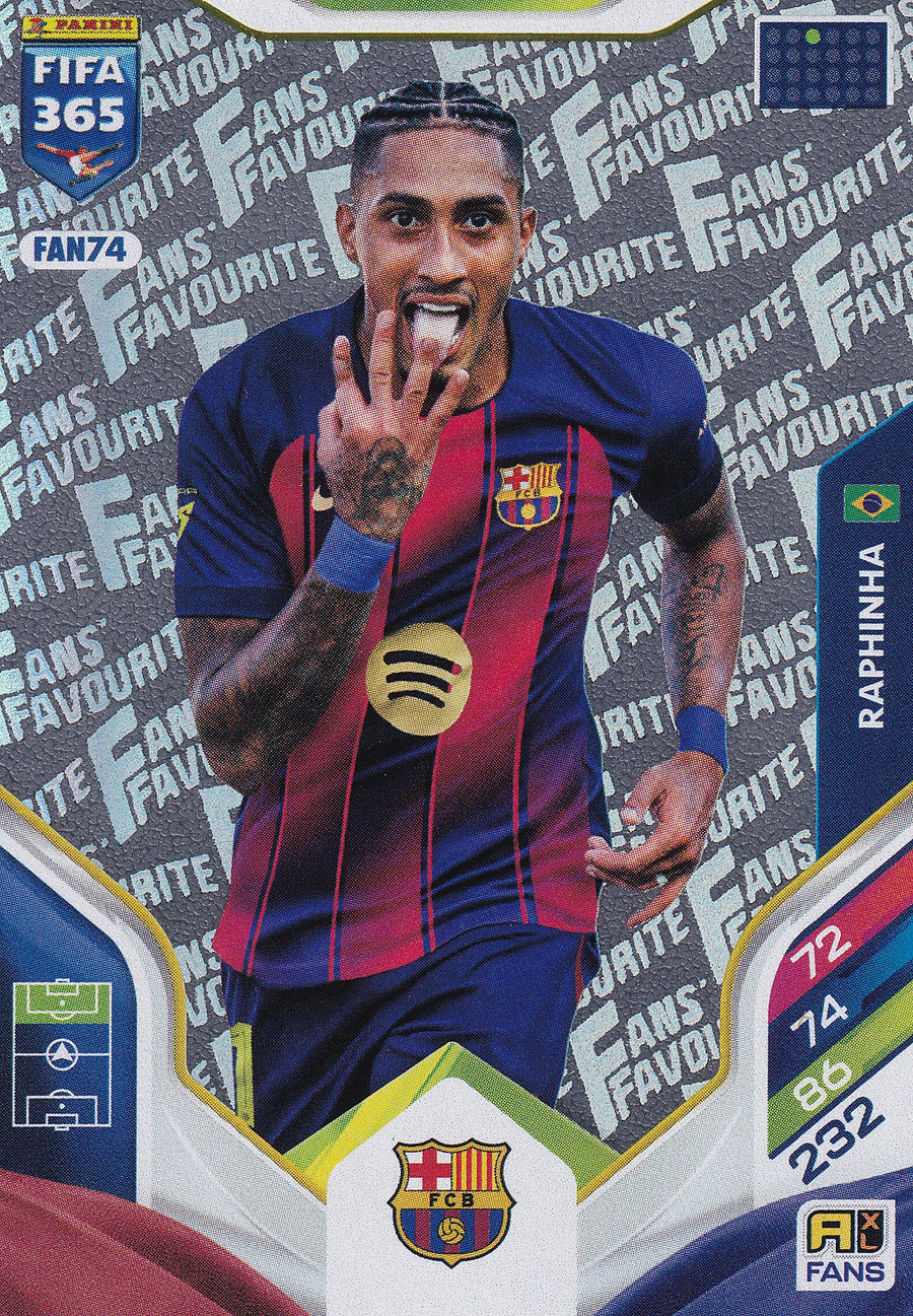 FAN-74. RAPINHA - BARCELONA - FANS FAVOURITE