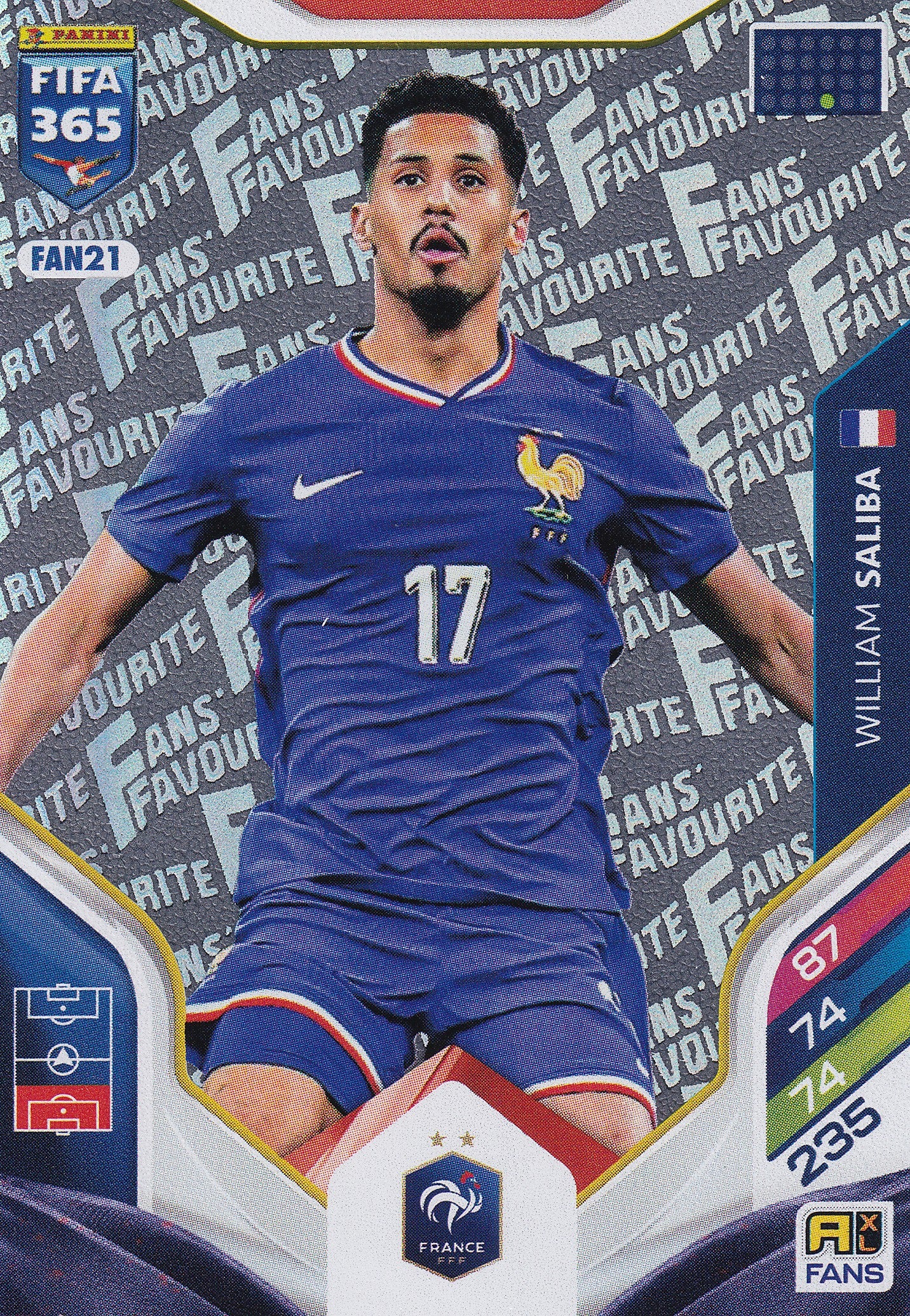 FAN-21. WILLIAM SALIBA - FRANCE - FANS FAVOURITE