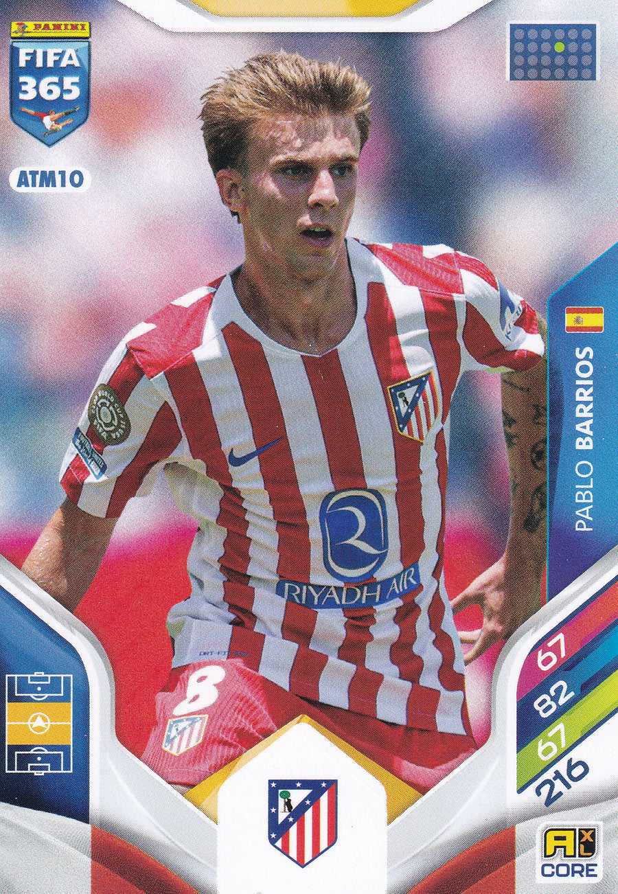 252 - ATM10. PABLO BARRIOS - ATLETICO DE MADRID