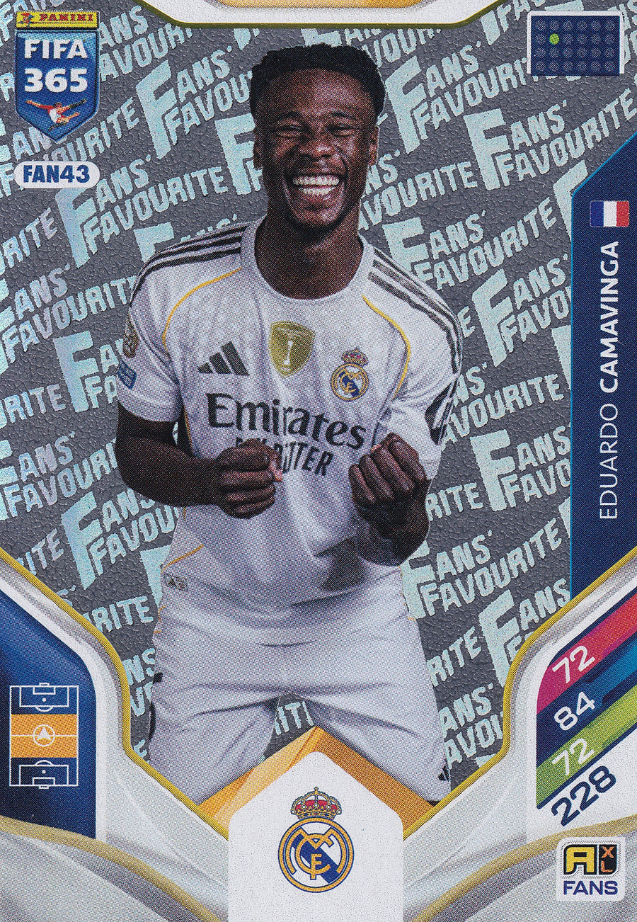 FAN-43. EDUARDO CAMAVINGA - REAL MADRID - FANS FAVOURITE
