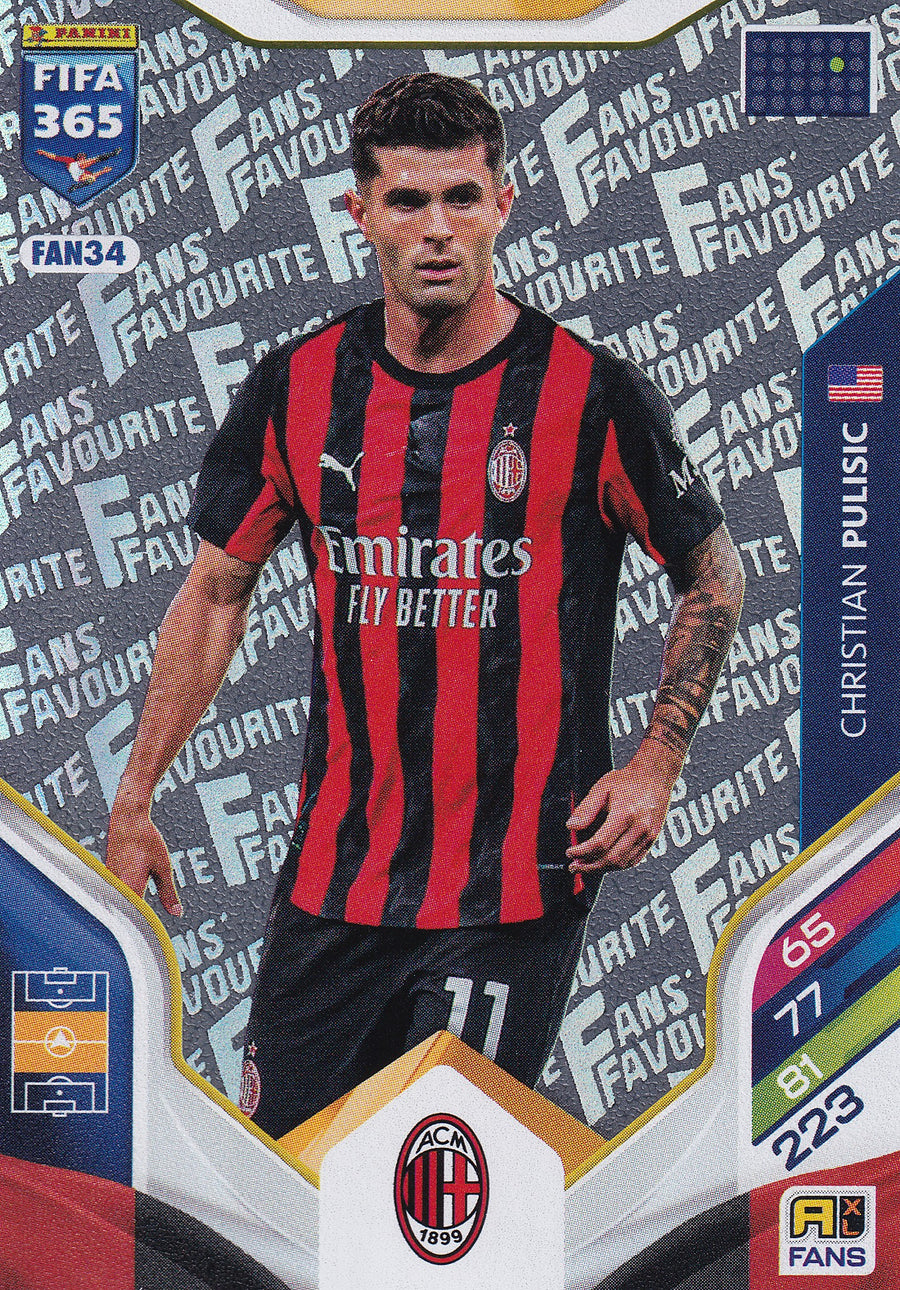 FAN-34. CHRISTIAN PULISIC - AC MILAN - FANS FAVOURITE