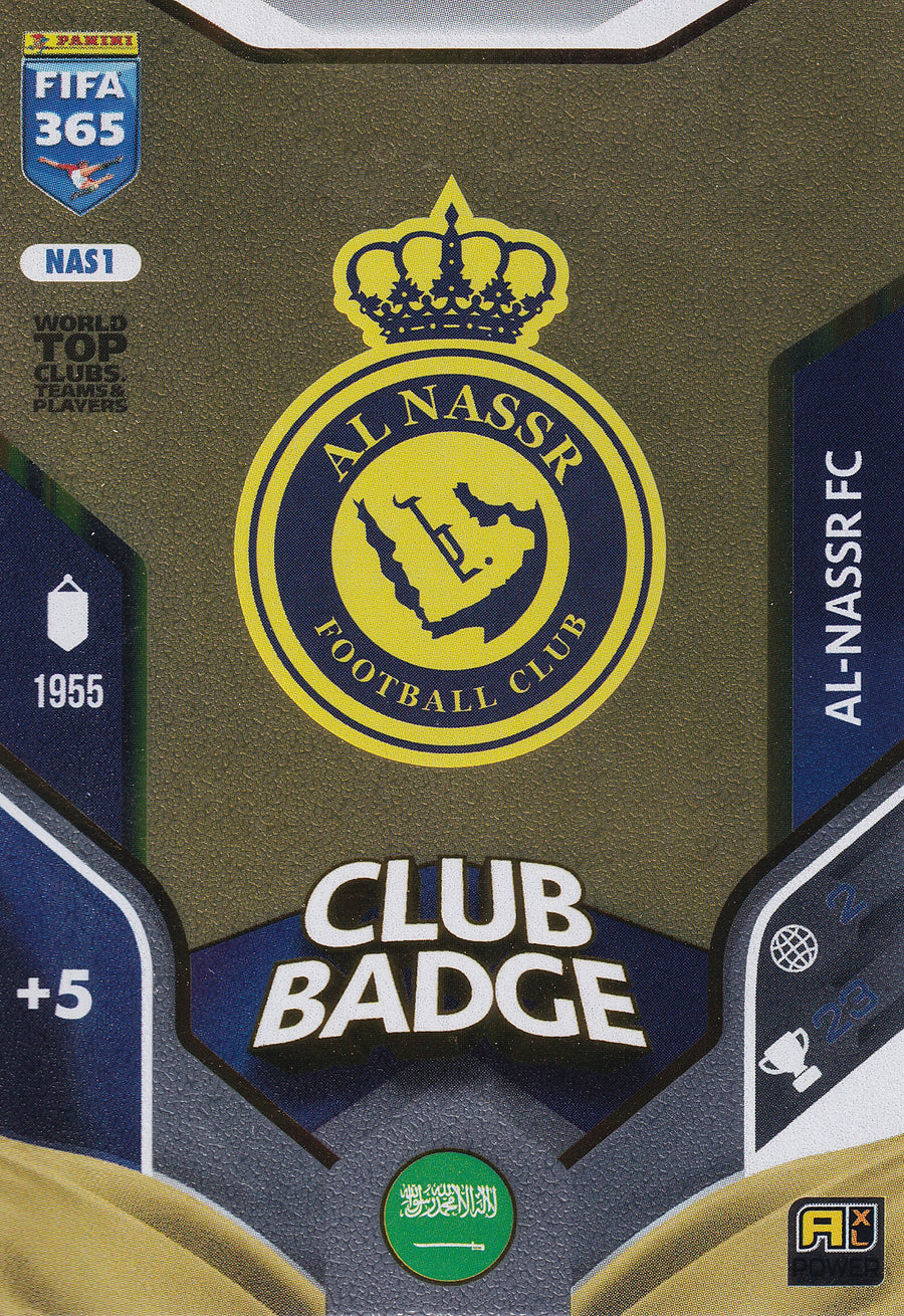225 - NAS1. AL-NASSR FC - CLUB BADGE