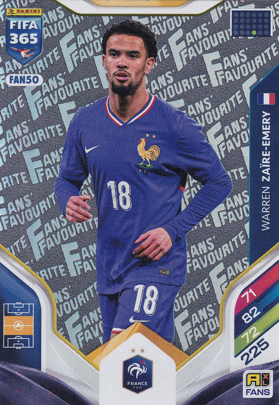 FAN-50. WARREN ZAIRE-EMERY - FRANCE - FANS FAVOURITE