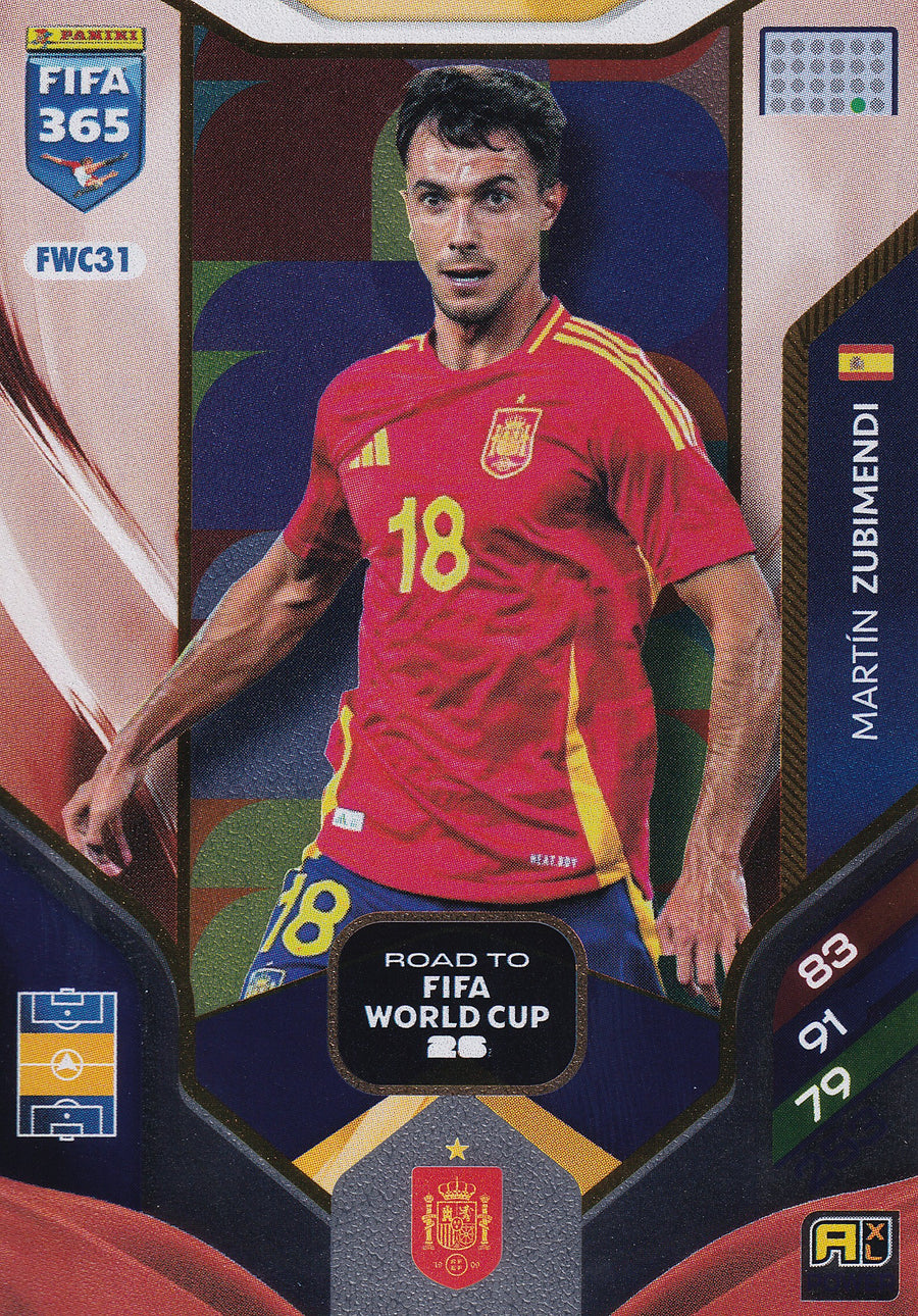 FW-31. MARTIN ZUBIMENDI - SPAIN - ROAD TO FIFA WORLD CUP 2026