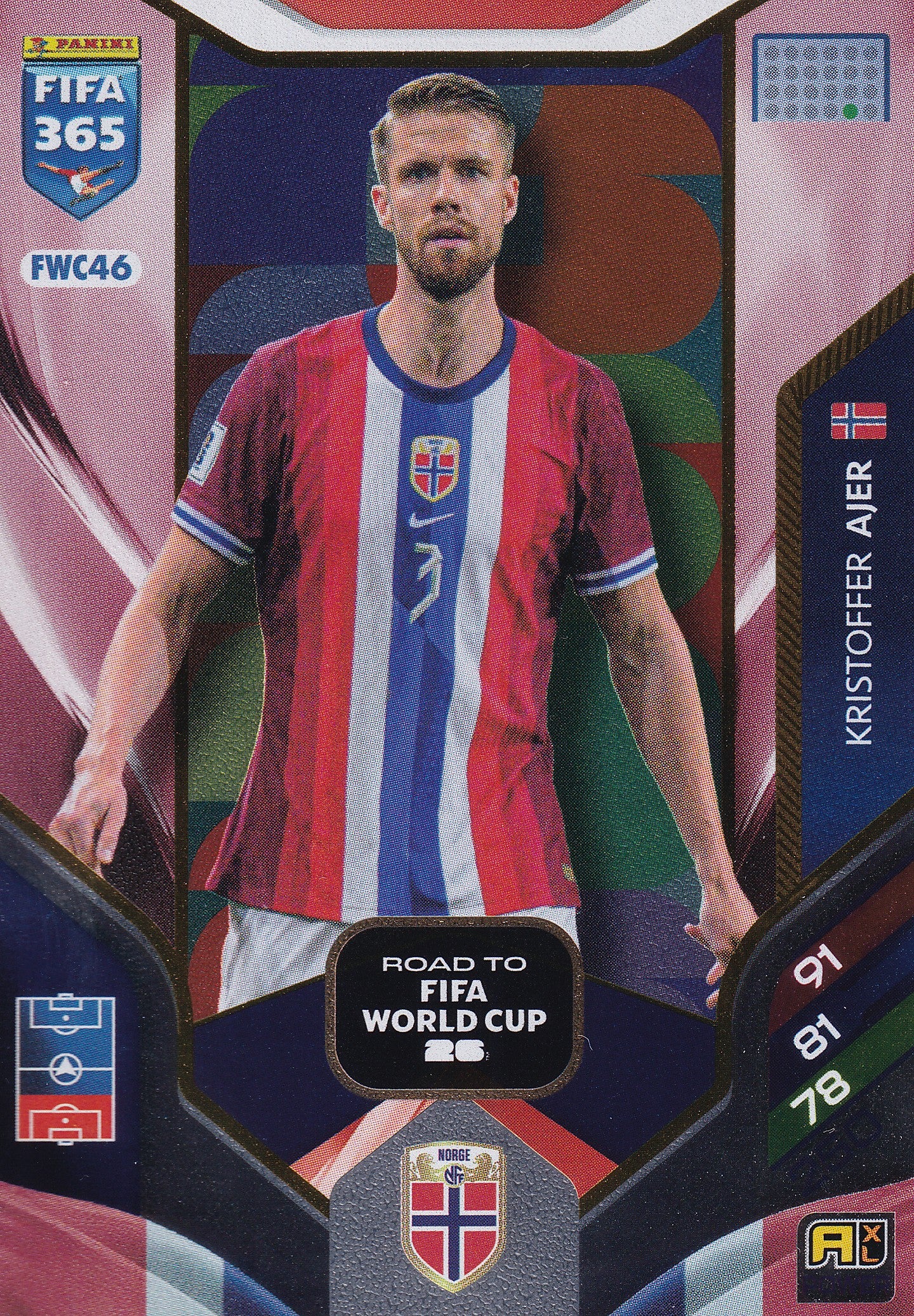 FW-46. KRISTOFFER AJER - NORGE - ROAD TO FIFA WORLD CUP 2026