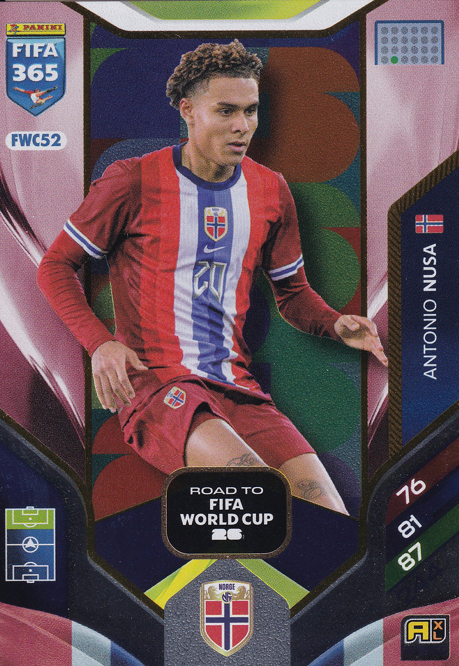 FW-52. ANTONIO NUSA - NORGE - ROAD TO FIFA WORLD CUP 2026
