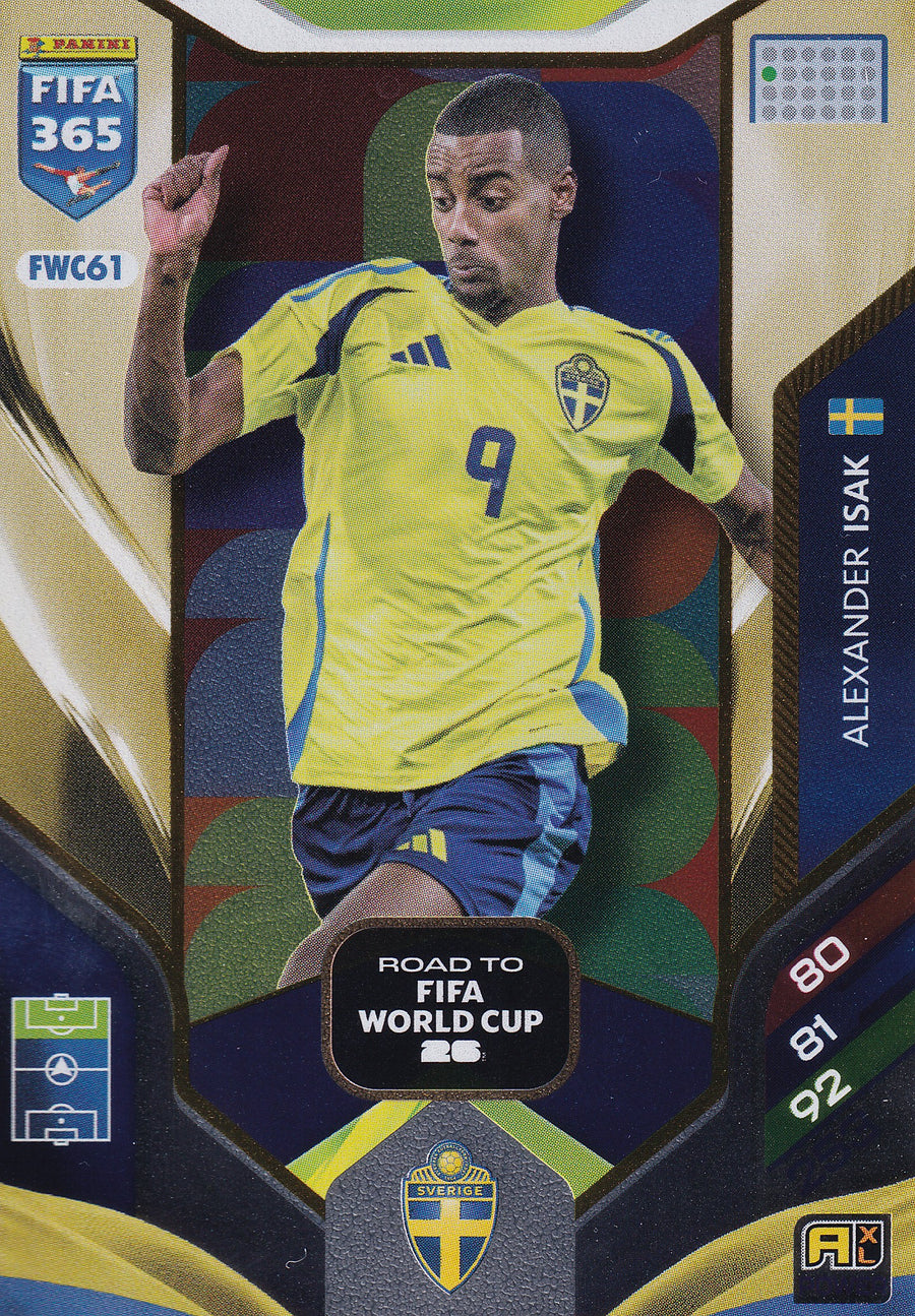 FW-61. ALEKSANDER ISAK - SVERIGE - ROAD TO FIFA WORLD CUP 2026