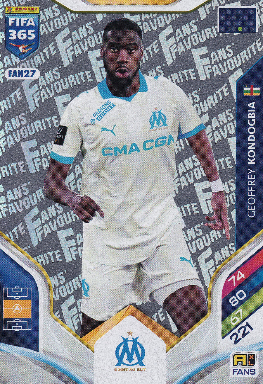 FAN-27. GEOFFREY KONDOGBIA - MARSEILLE - FANS FAVOURITE