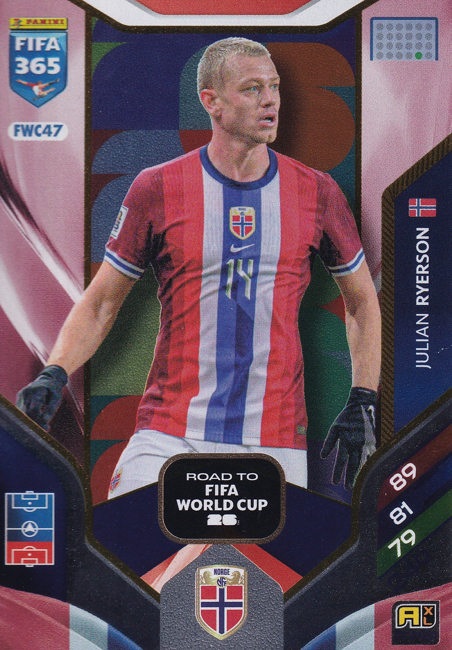 FW-47. JULIAN RYERSON - NORGE - ROAD TO FIFA WORLD CUP 2026