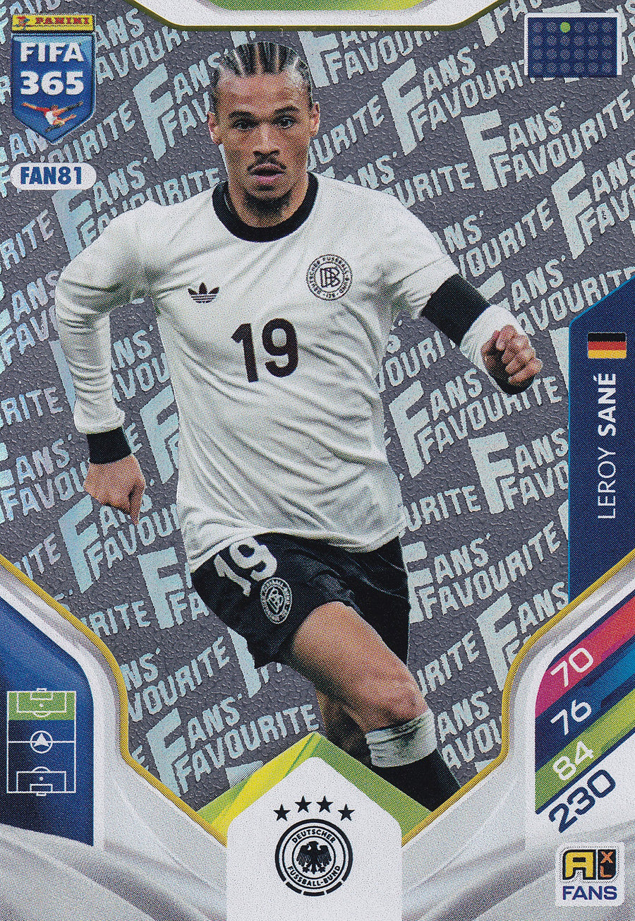 FAN-81. LEROY SANE - GERMANY - FANS FAVOURITE