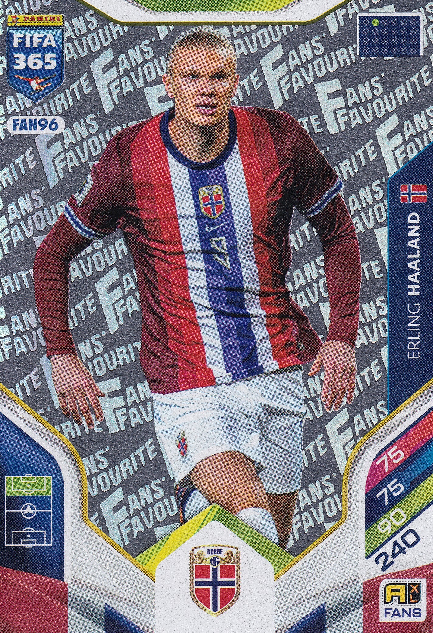 FAN-96. ERLING HAALAND - NORGE - FANS FAVOURITE