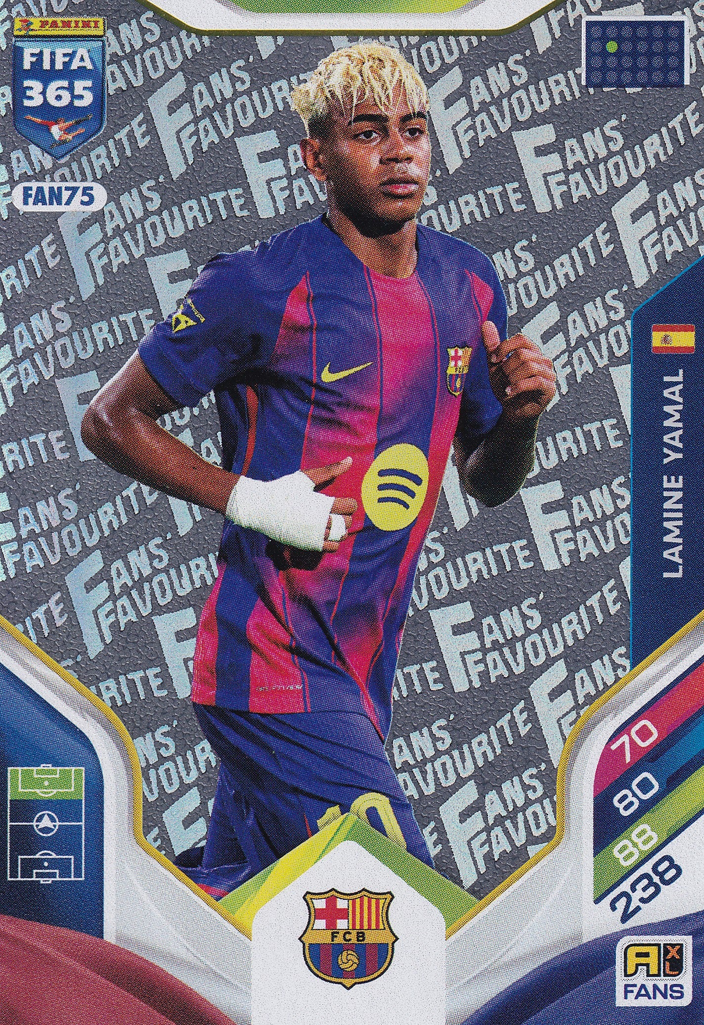 FAN-75. LAMINE YAMAL - BARCELONA - FANS FAVOURITE