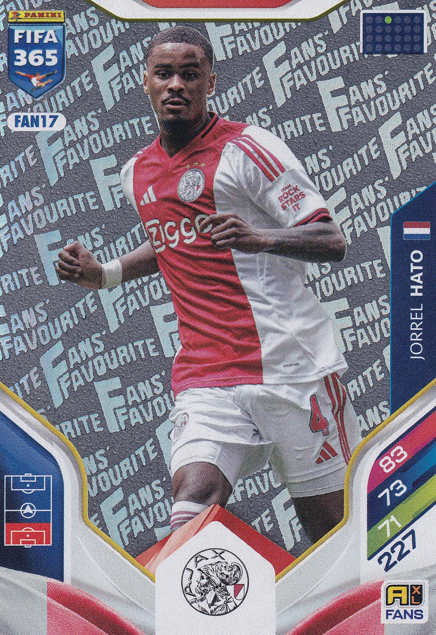 FAN-16. JORREL HATO - AJAX - FANS FAVOURITE