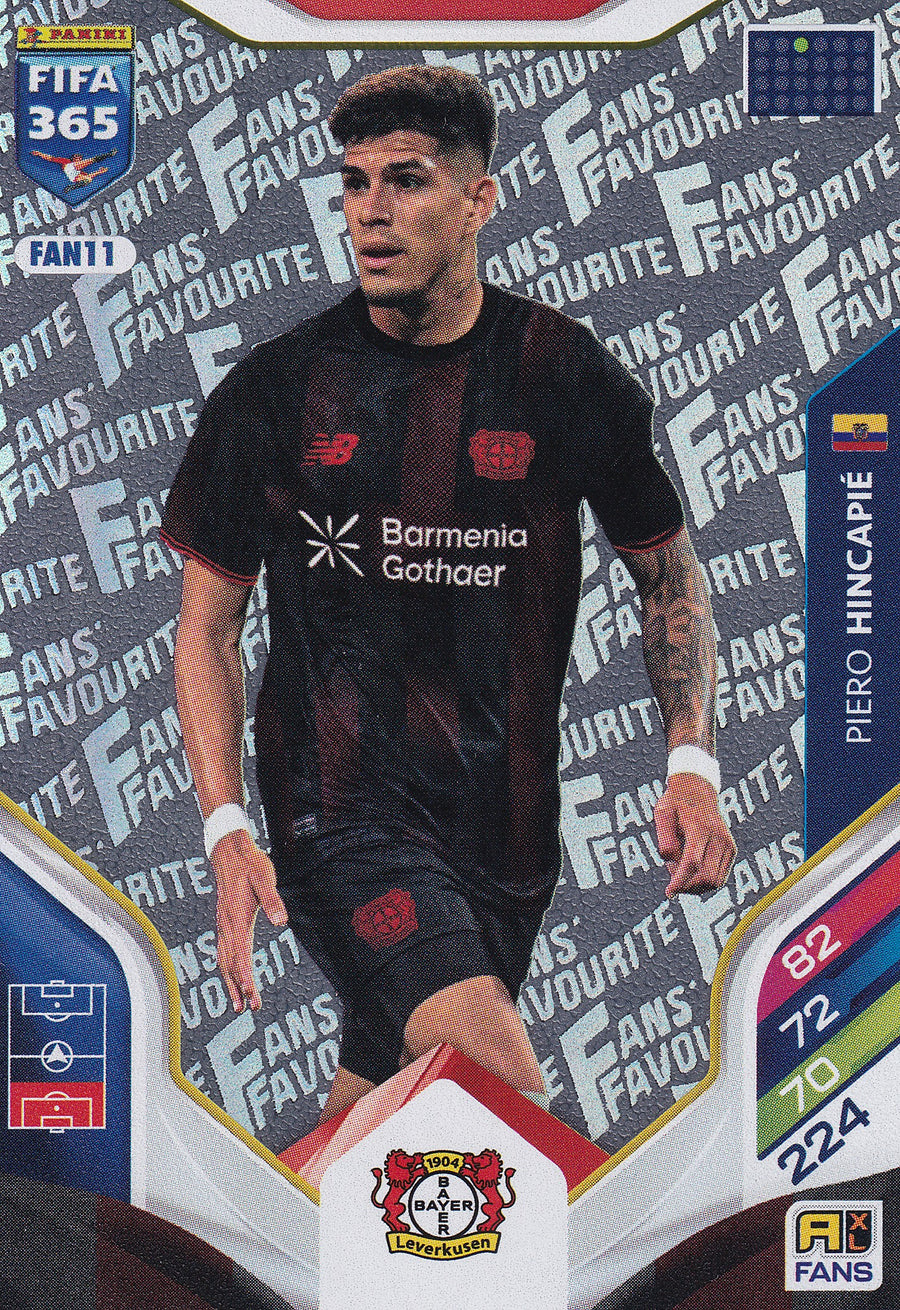 FAN-11. PIERO HINCAPIE - BAYER 04 LEVERKUSEN - FANS FAVOURITE