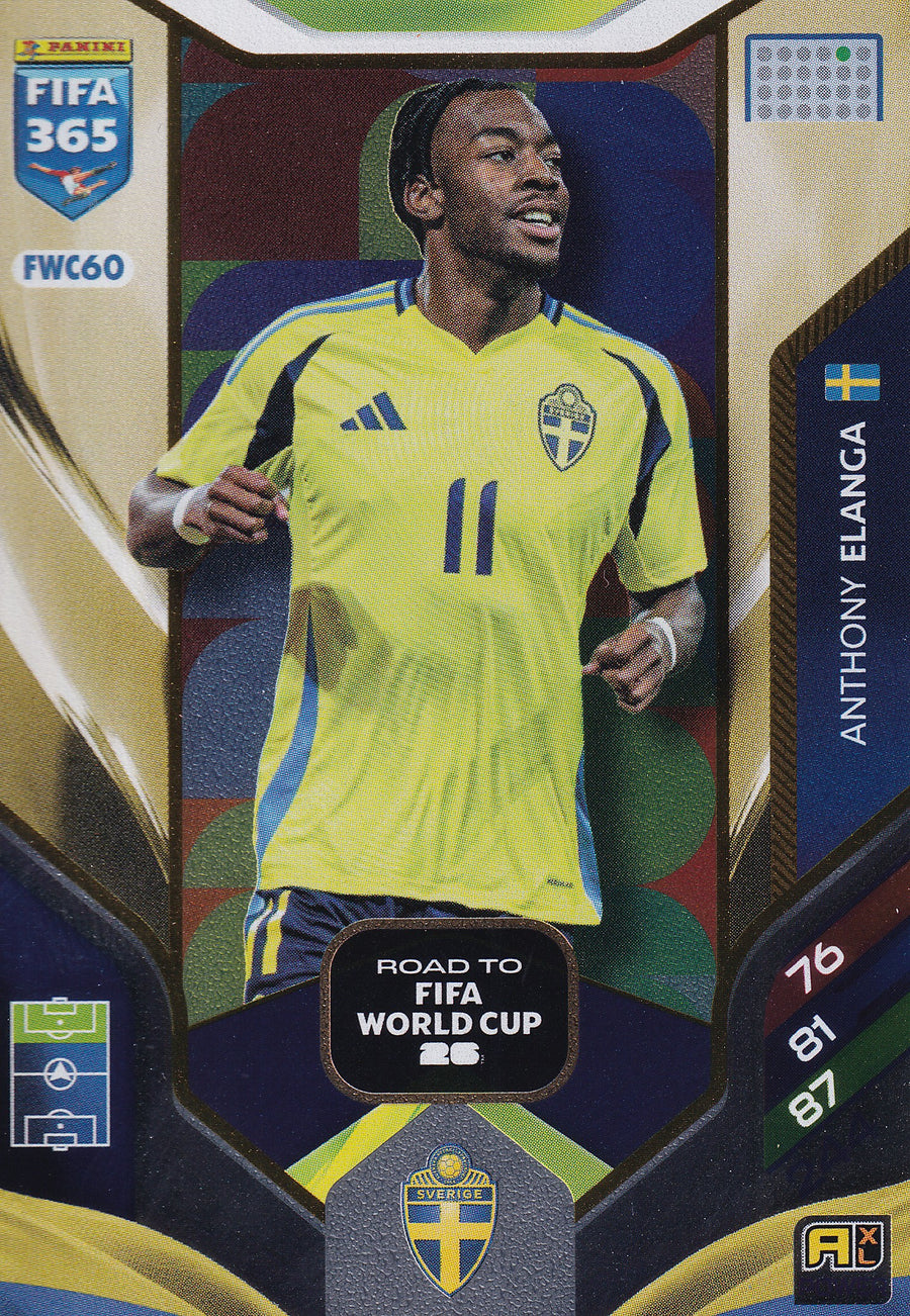 FW-60. ANTHONY ELANGA - SVERIGE - ROAD TO FIFA WORLD CUP 2026