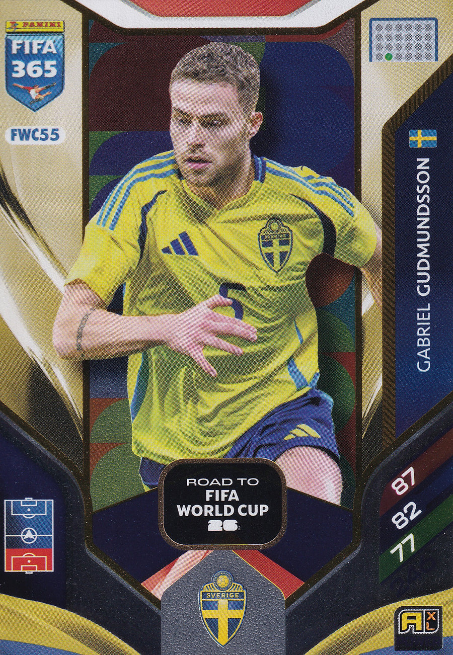 FW-55. GABRIEL GUDMUNDSSON - SVERIGE - ROAD TO FIFA WORLD CUP 2026)