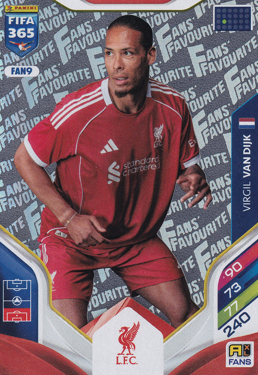 FAN-09. VIRGIL VAN DIJK - LIVERPOOL - FANS FAVOURITE