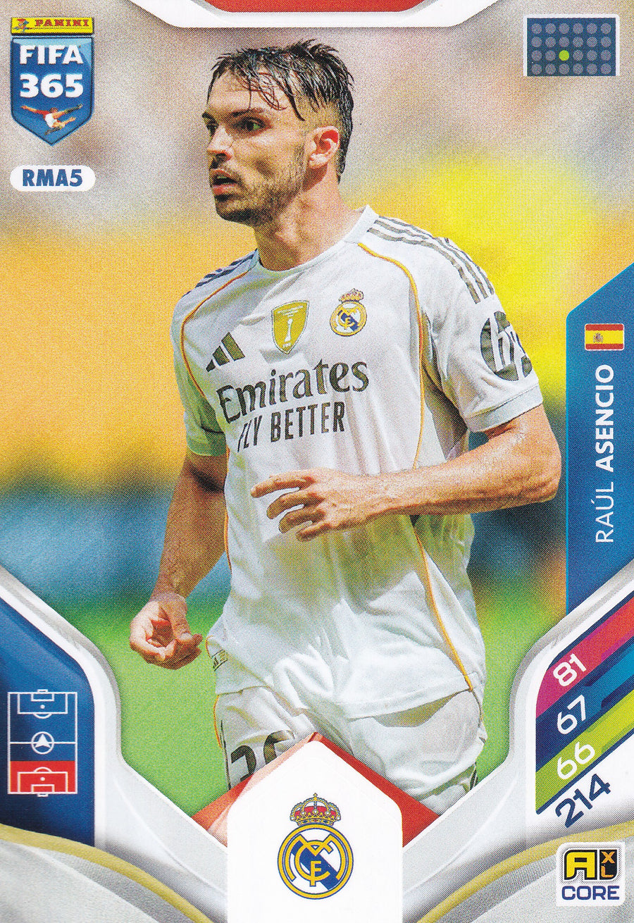 284 - RMA5. RAUL ASENCIO - REAL MADRID