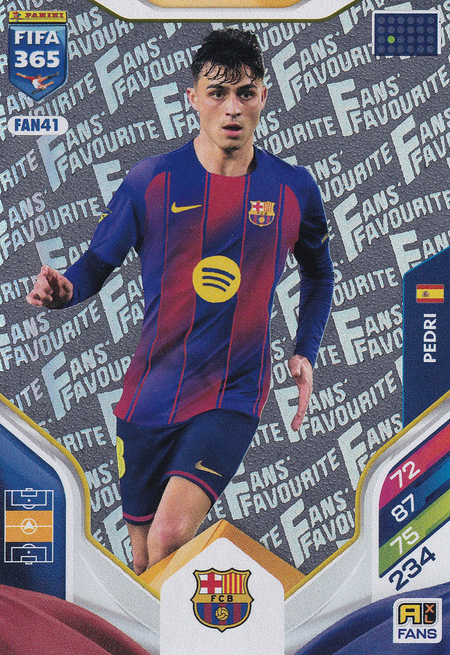 FAN-41. PEDRI - BARCELONA - FANS FAVOURITE