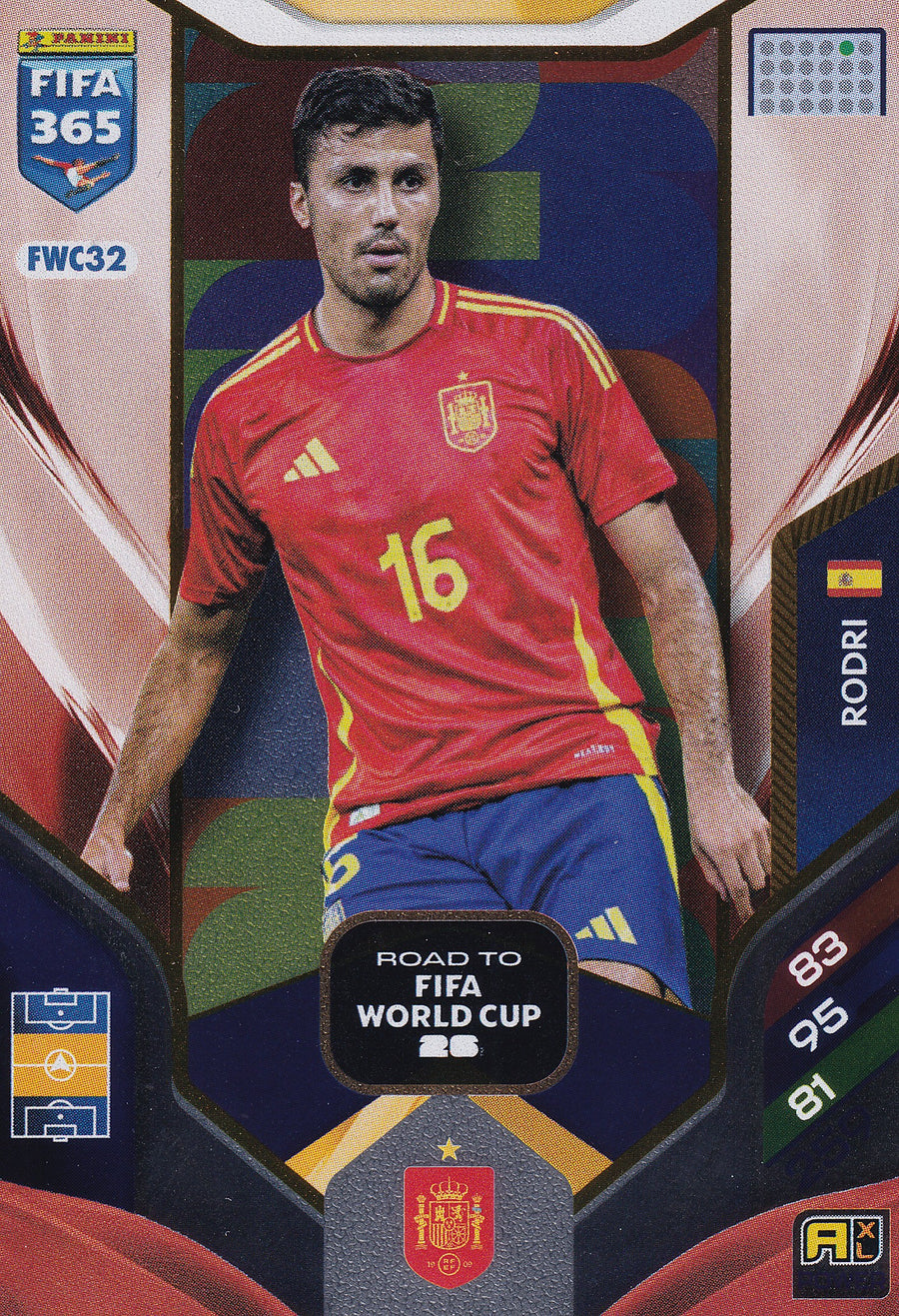 FW-32. RODRI - SPAIN - ROAD TO FIFA WORLD CUP 2026