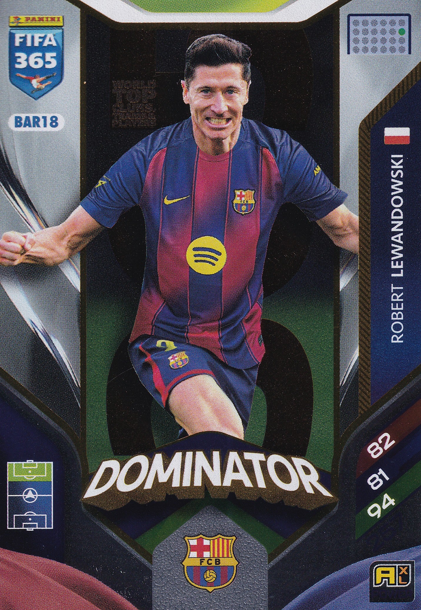 279 - BAR18. ROBERT LEWANDOWSKI - BARCELONA - DOMINATOR