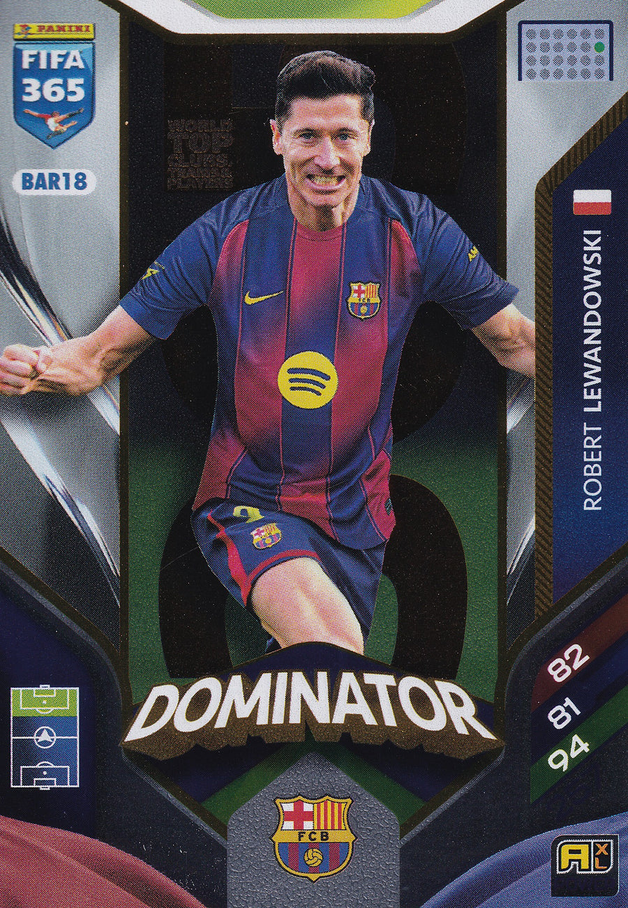 279 - BAR18. ROBERT LEWANDOWSKI - BARCELONA - DOMINATOR