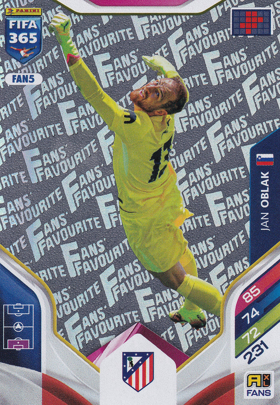 FAN-05. JAN OBLAK - ATLETICO DE MADRID - FANS FAVOURITE