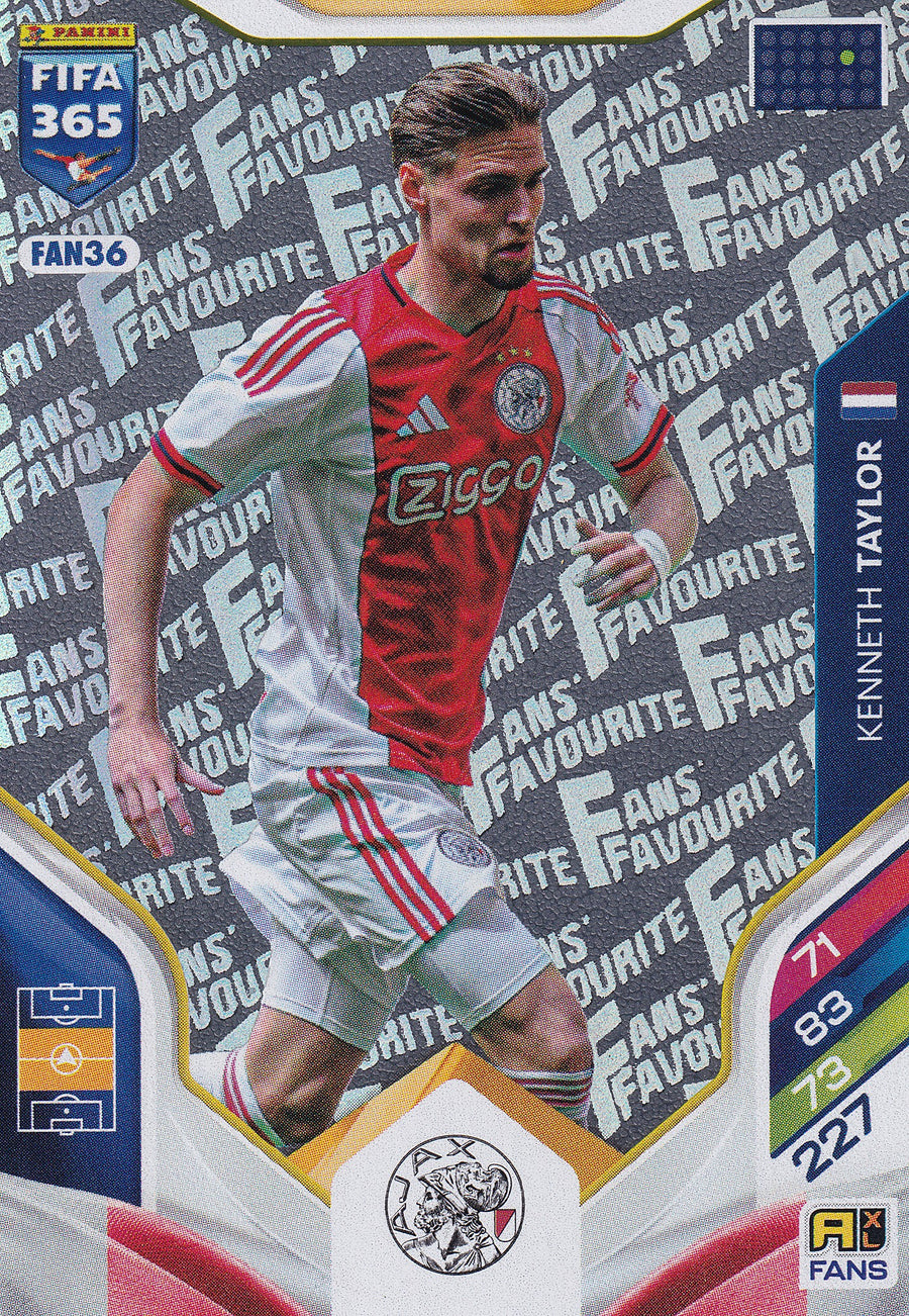 FAN-36. KENNETH TAYLOR - AJAX - FANS FAVOURITE