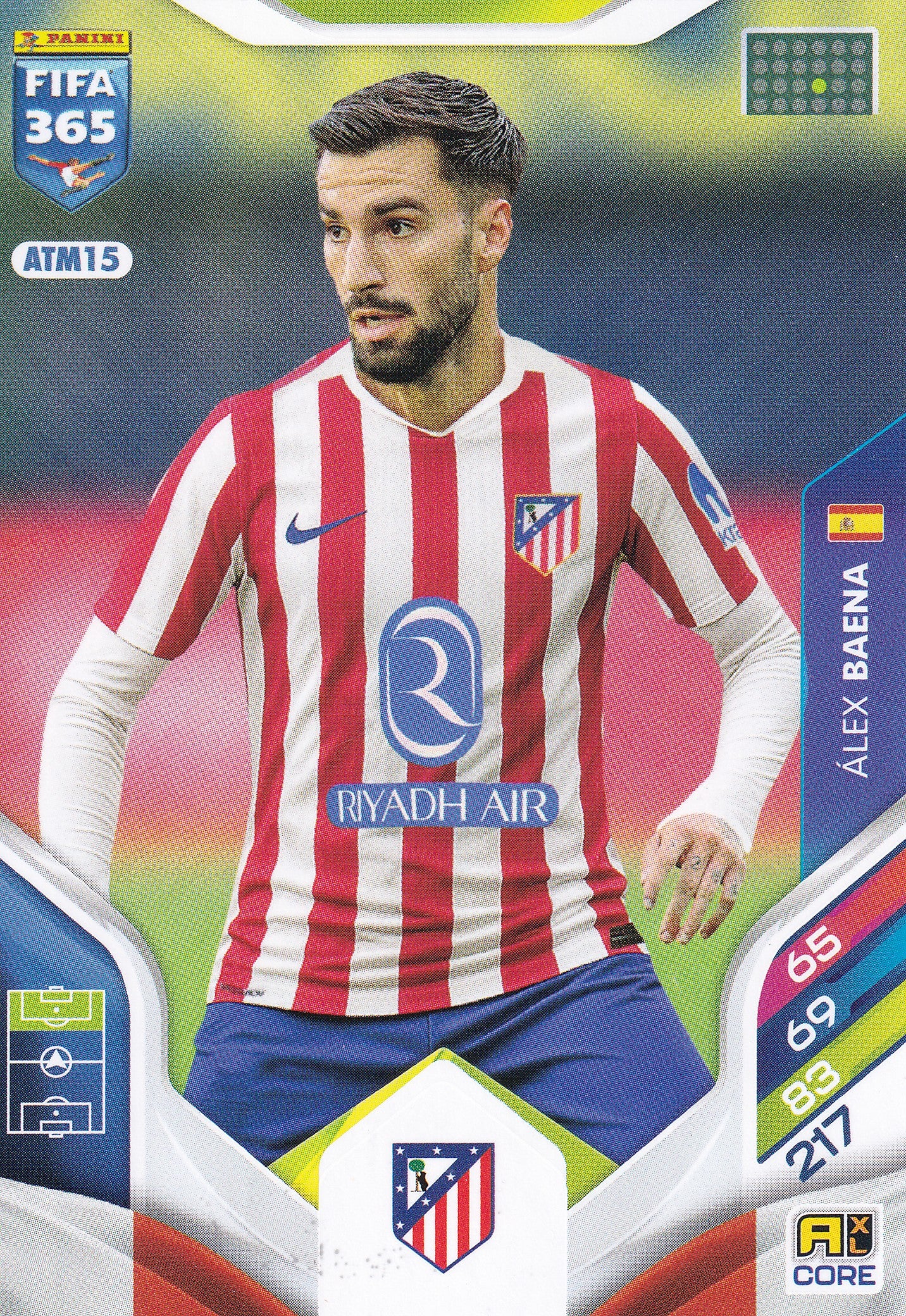 257 - ATM15. ALEX BAENA - ATLETICO DE MADRID
