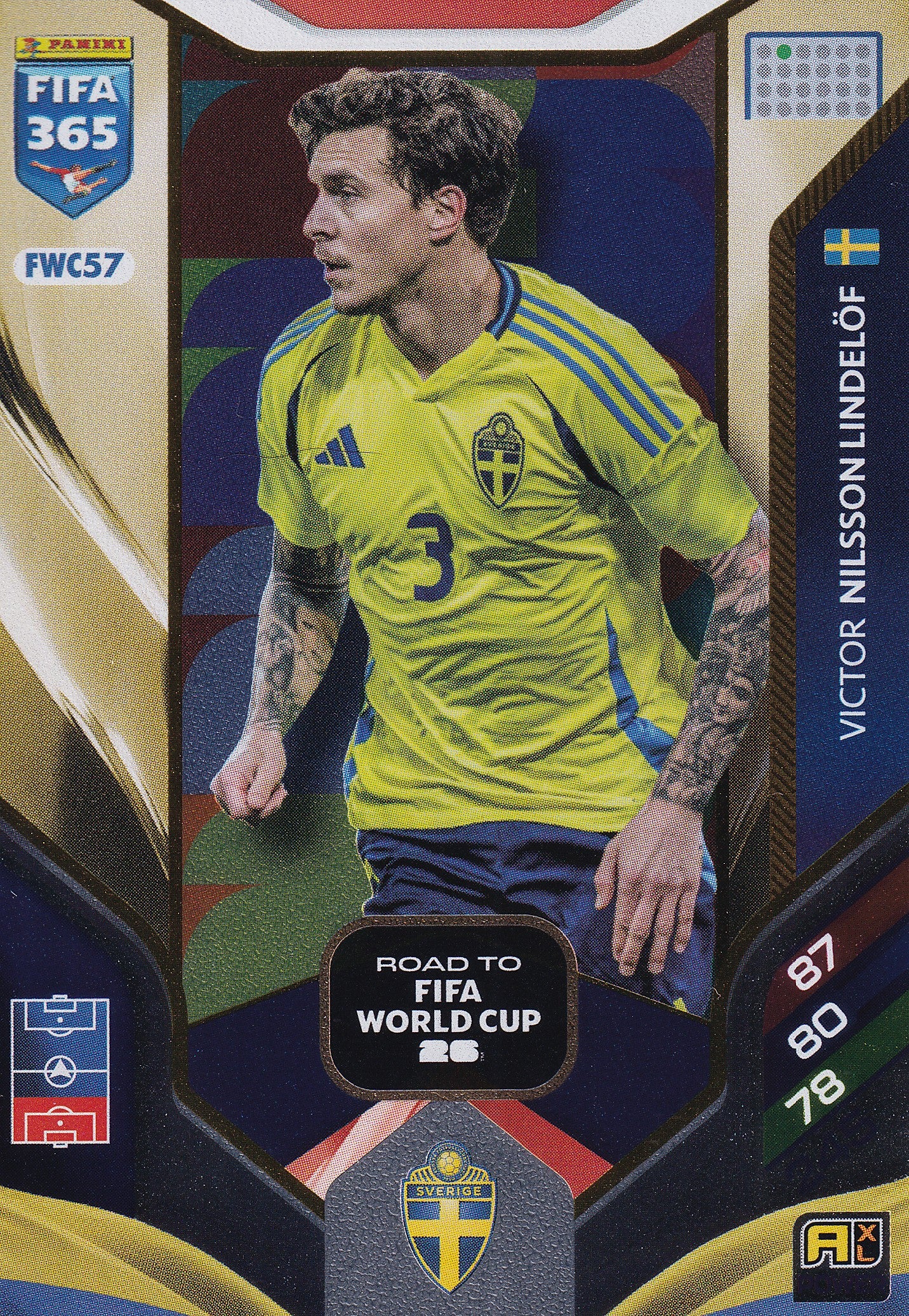 FW-57. VICTOR LINDELOF - SVERIGE - ROAD TO FIFA WORLD CUP 2026
