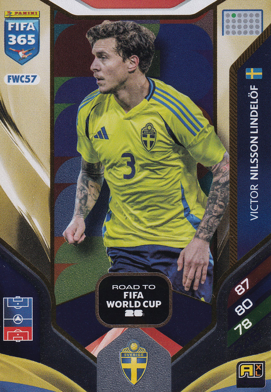 FW-57. VICTOR LINDELOF - SVERIGE - ROAD TO FIFA WORLD CUP 2026