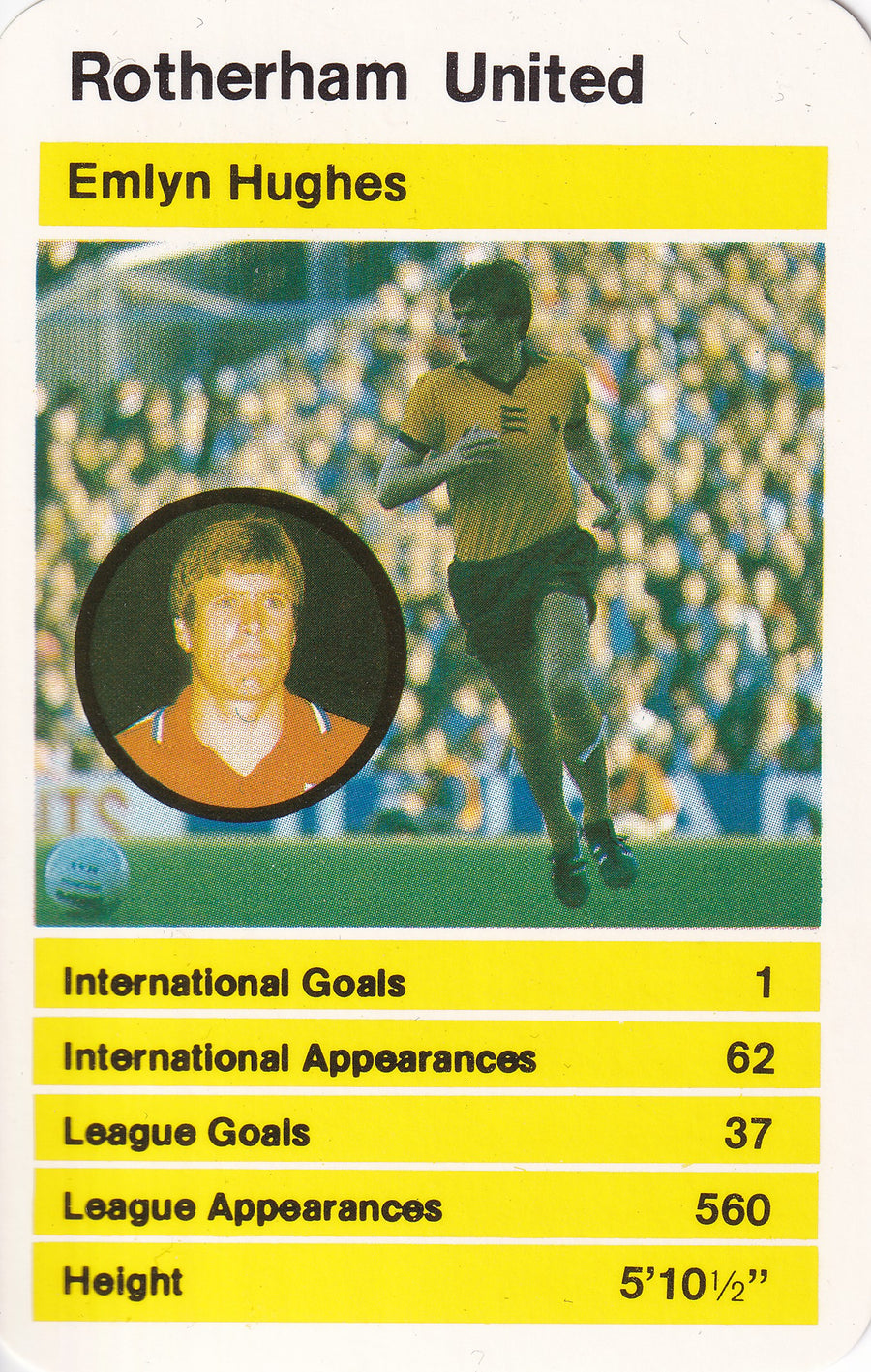 006. EMLYN HUGHES - ROTHERHAM UNITED