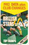 000. TOP TRUMPS - BRITISH STARS 1982 SET 1 - BADGE