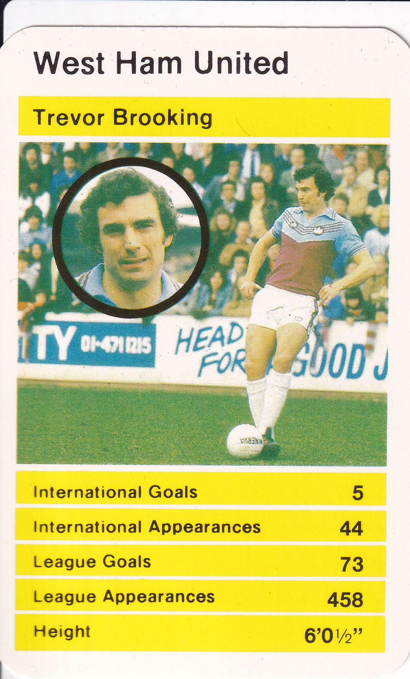 030. TREVOR BROOKING - WEST HAM UNITED