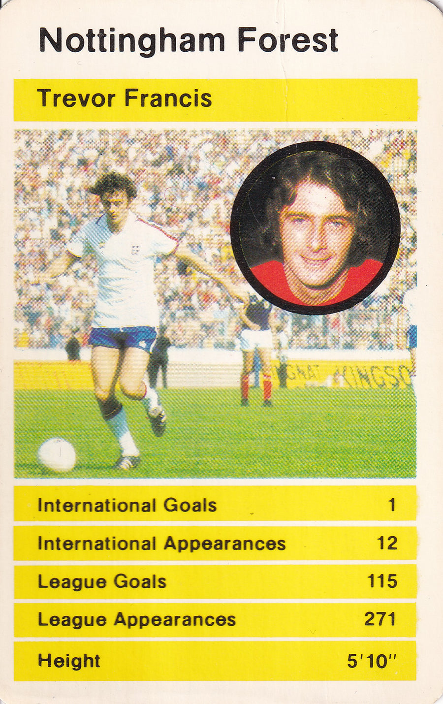 031. TREVOR FRANCIS - NOTTINGHAM FOREST