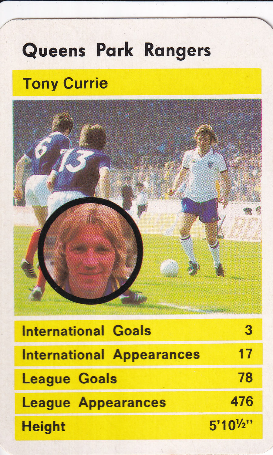 028. TONY CURRIE - QUEENS PARK RANGERS