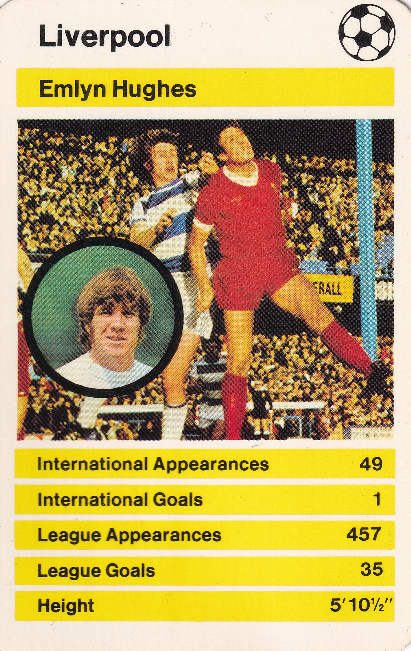 009. EMLYN HUGHES - LIVERPOOL