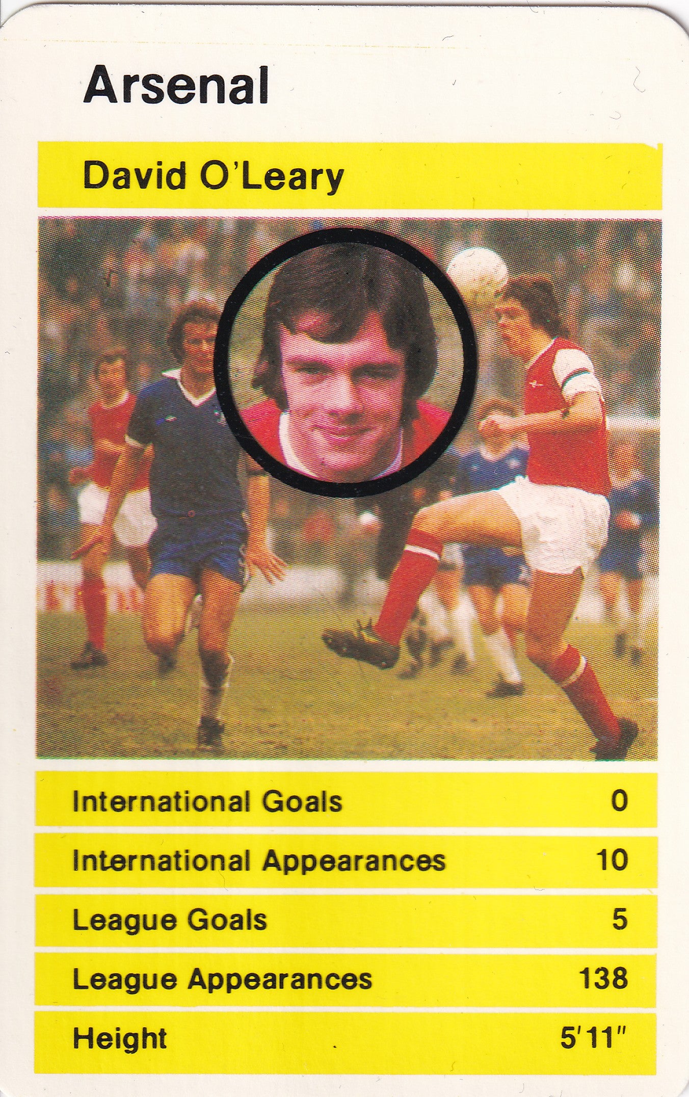 006. DAVID O'LEARY - ARSENAL