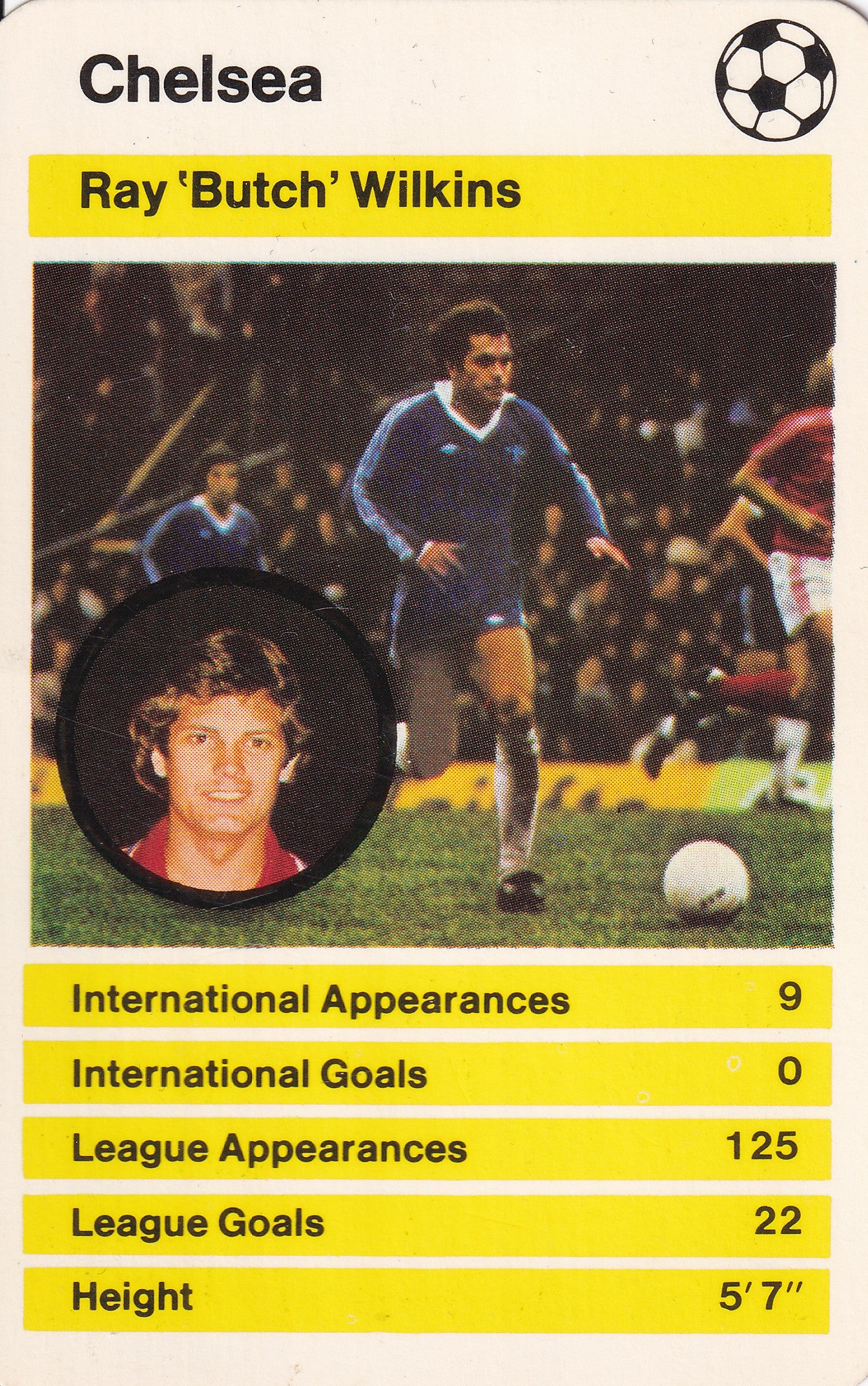 027. RAY "BUTCH" WILKINS - CHELSEA