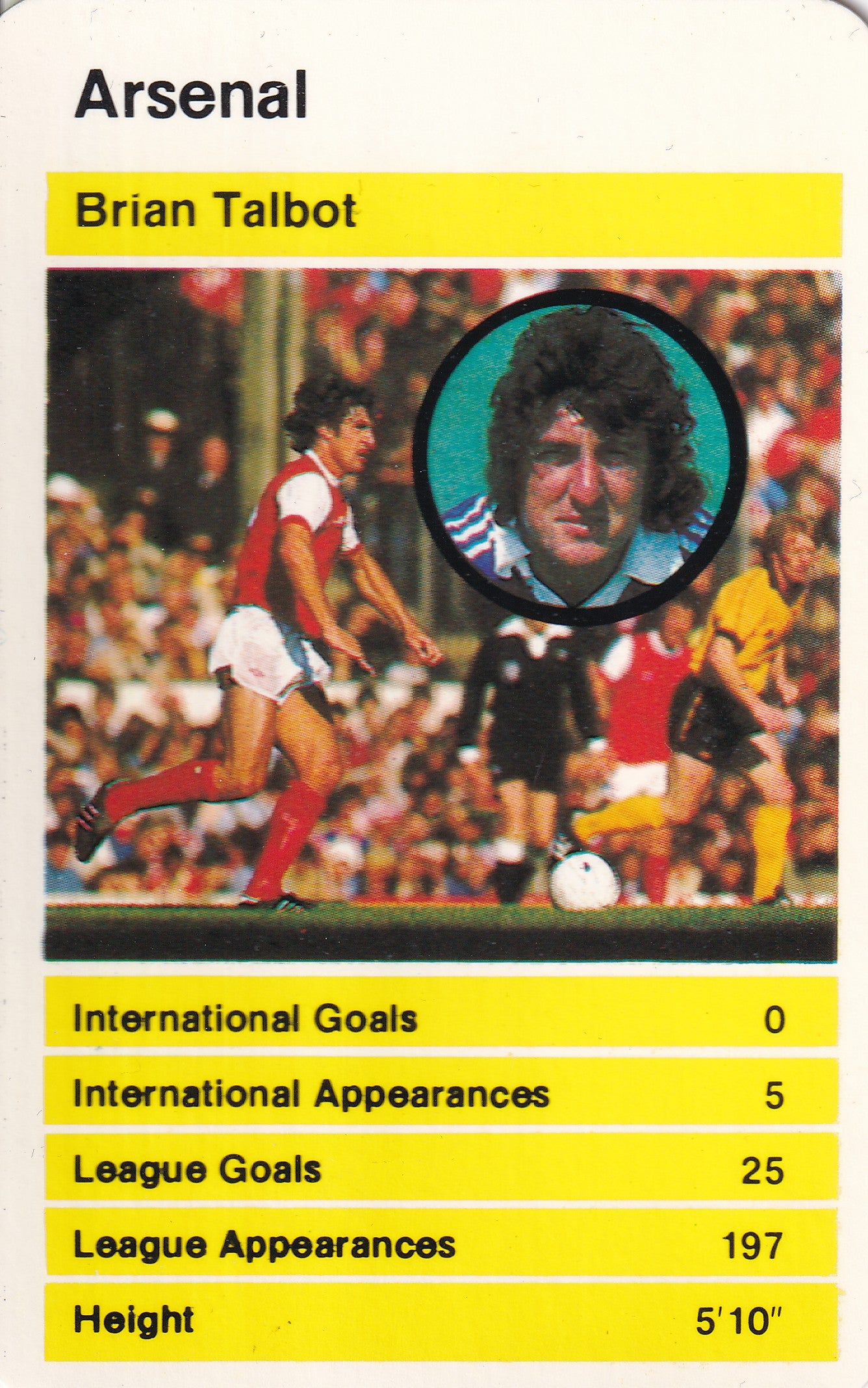 005. BRIAN TALBOT - ARSENAL