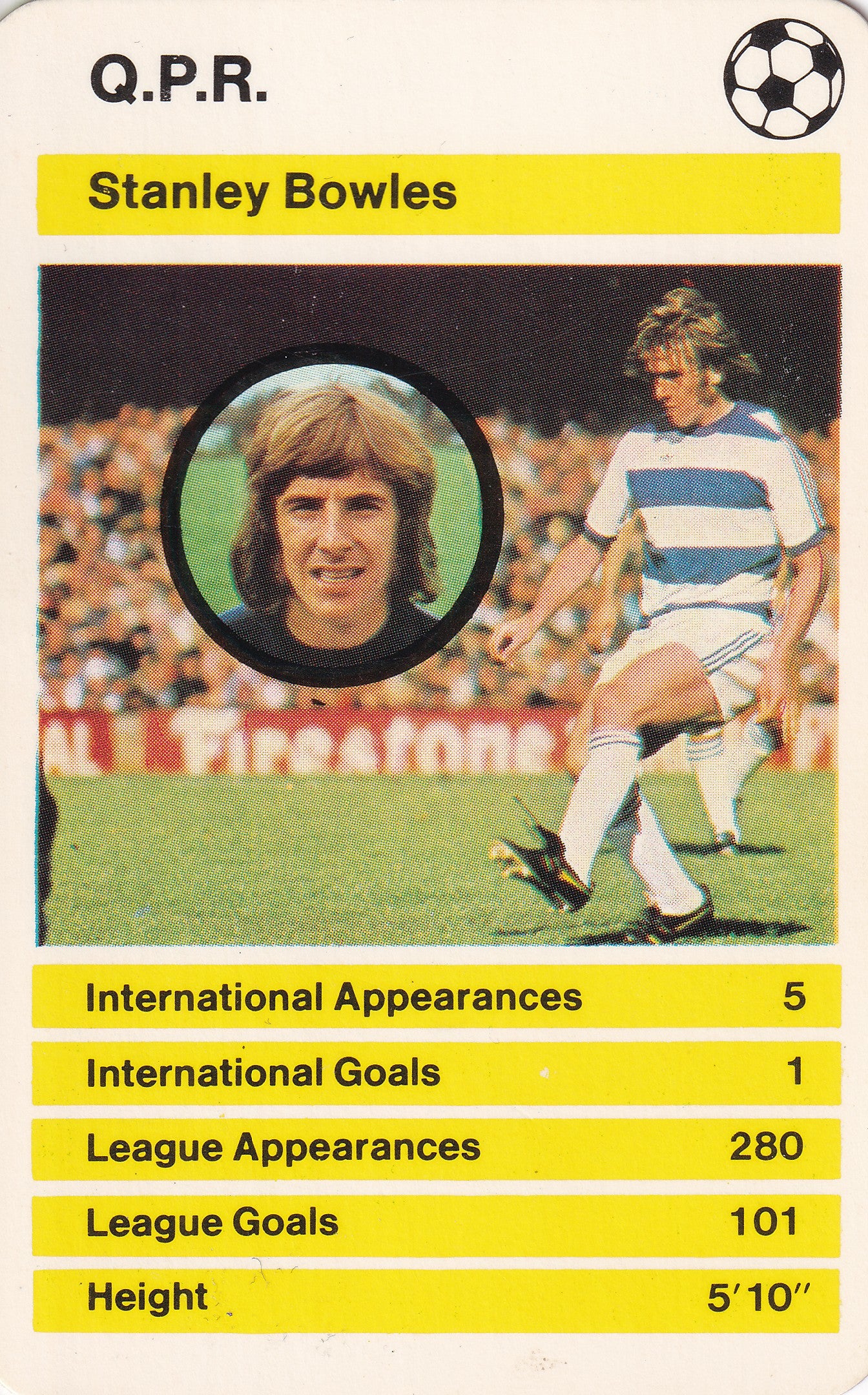 029. STANLEY BOWLES - Q.P.R.