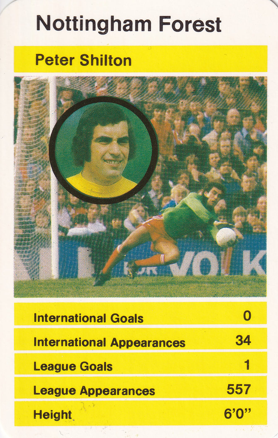 023. PETER SHILTON - NOTTINGHAM FOREST
