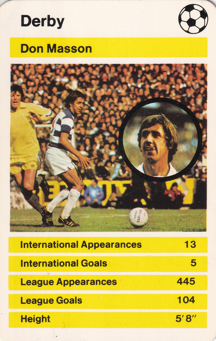 008. DON MASSON - DERBY