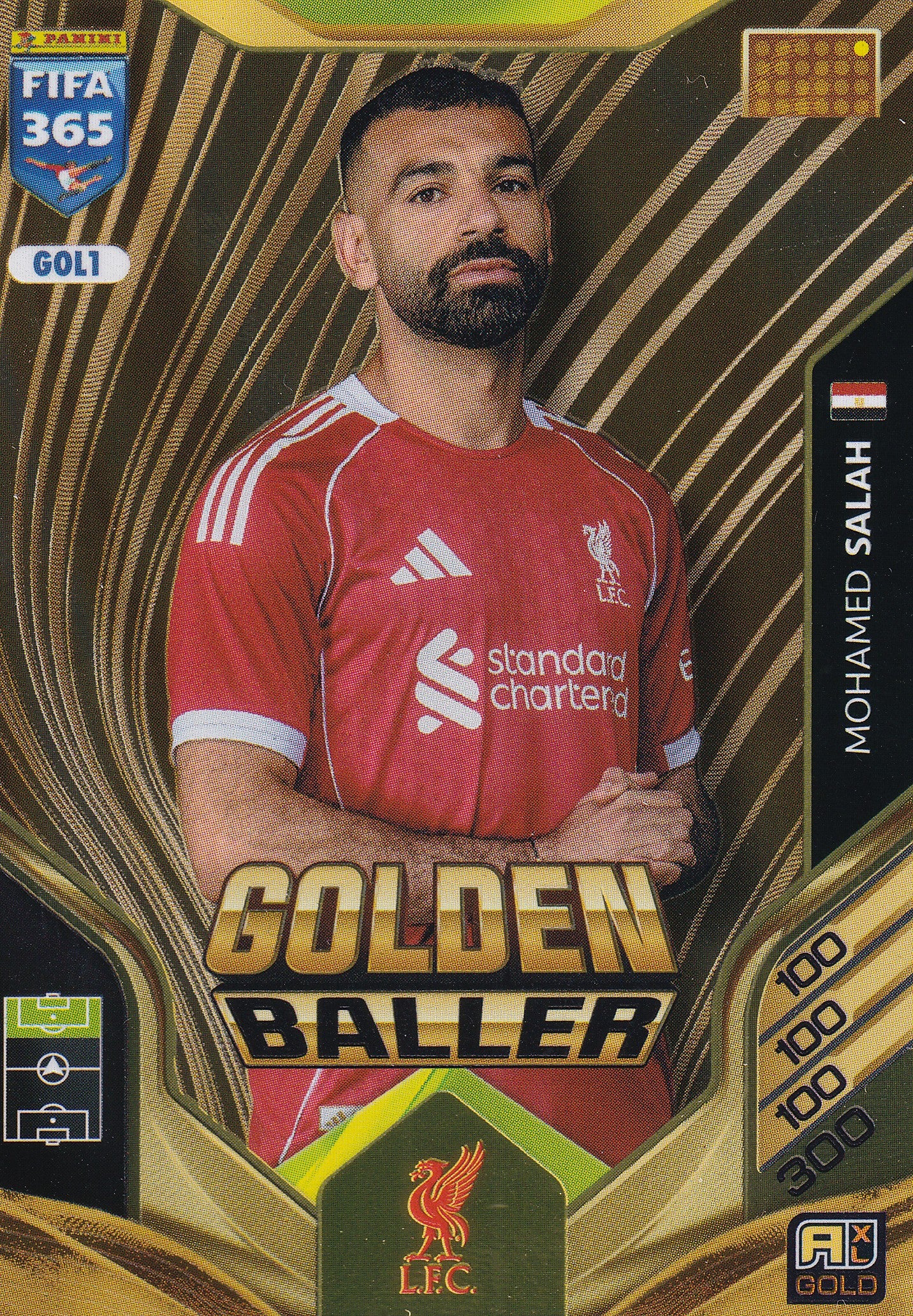 001 - GOL1. MOHAMED SALAH - LIVERPOOL - GOLDEN BALLER