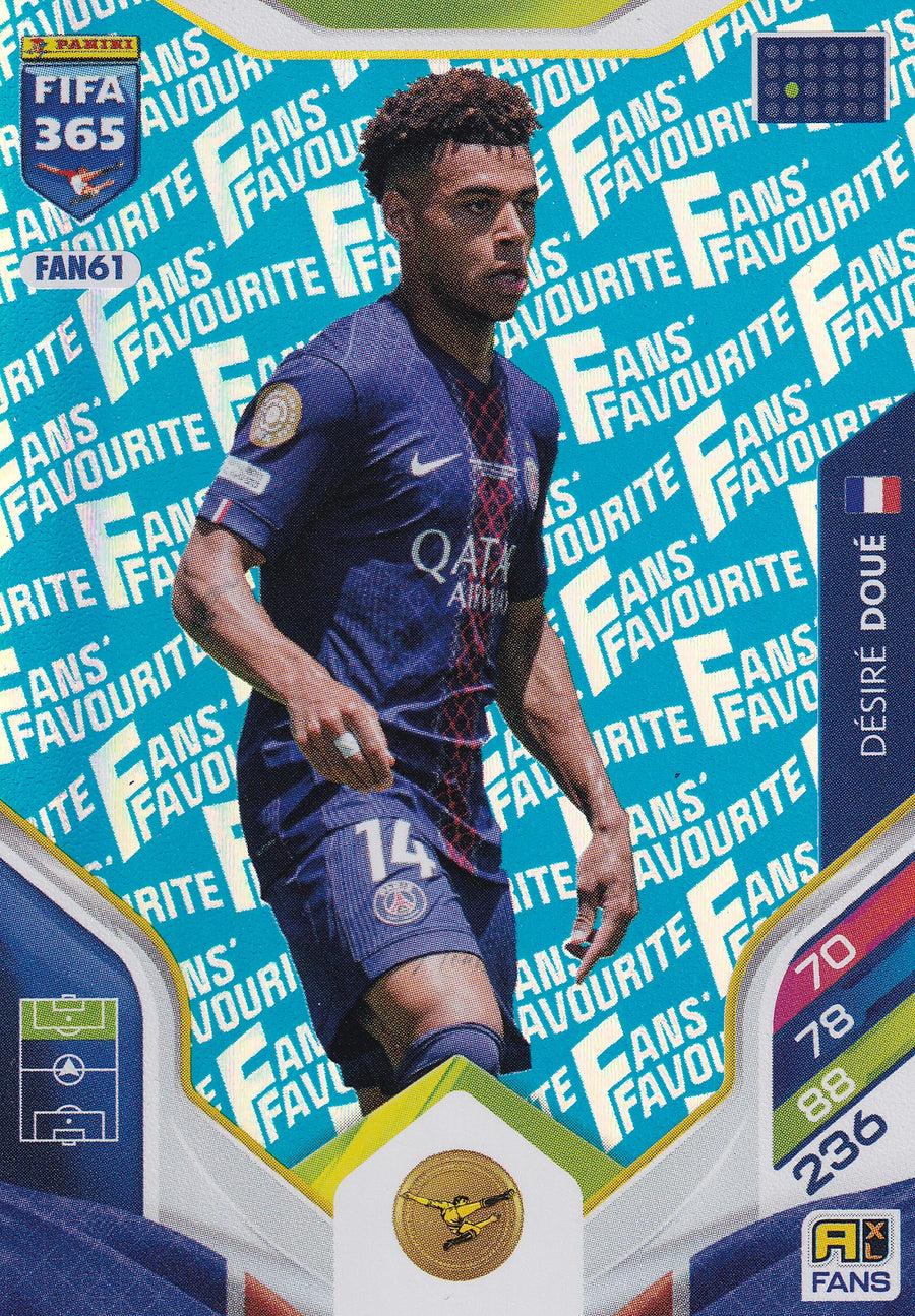FAN-061. DESIRE DOUE - PARIS SAINT-GERMAIN - FANS FAVOURITE - BLUE