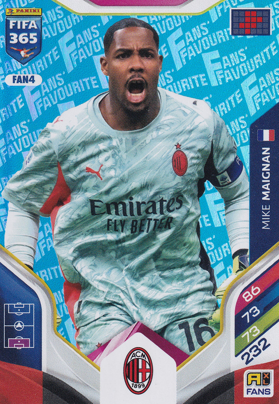 FAN-004. MIKE MAIGNAN - AC MILAN - FANS FAVOURITE - BLUE