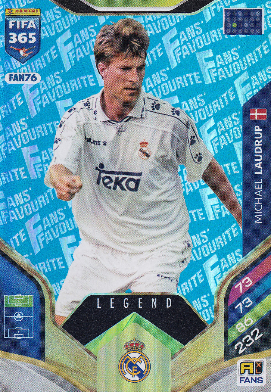 FAN-076. MICHAEL LAUDRUP - REAL MADRID - FANS FAVOURITE LEGEND - BLUE