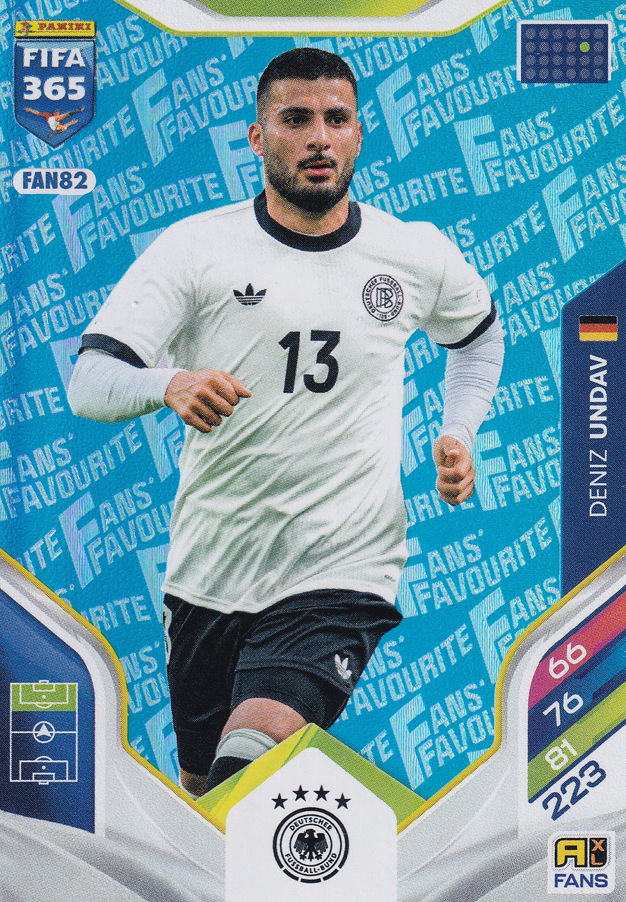 FAN-082. DENIZ UNDAV - GERMANY - FANS FAVOURITE - BLUE