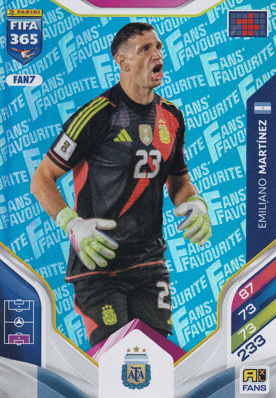 FAN-007. EMILIANO MARTINEZ - ARGENTINA - FANS FAVOURITE - BLUE