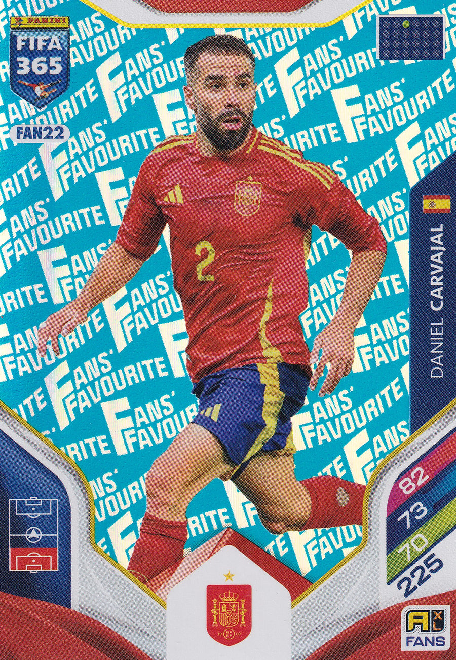 FAN-022. DANIEL CARVAJAL - SPAIN - FANS FAVOURITE - BLUE